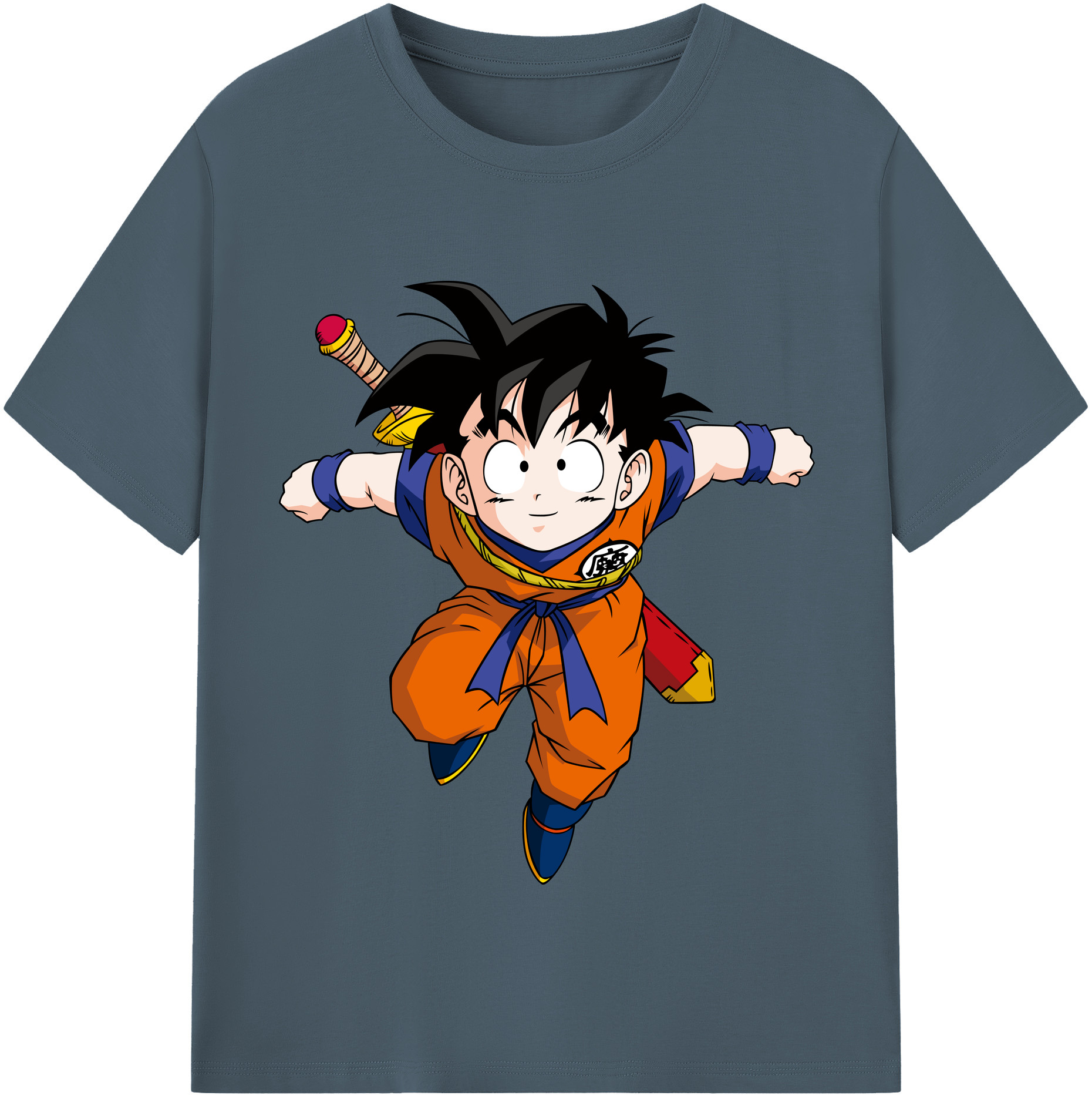 （画像用） ドラゴンボール 孫悟空（そん ごくう）Son Goku カカロット DRAGON BALL Kakarotto 綿100％半袖Tシャツ（フロントプリント）